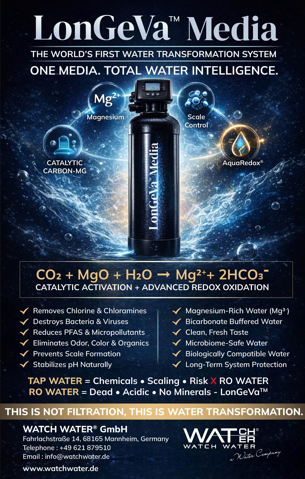 LonGeVa Media — Water Transformation