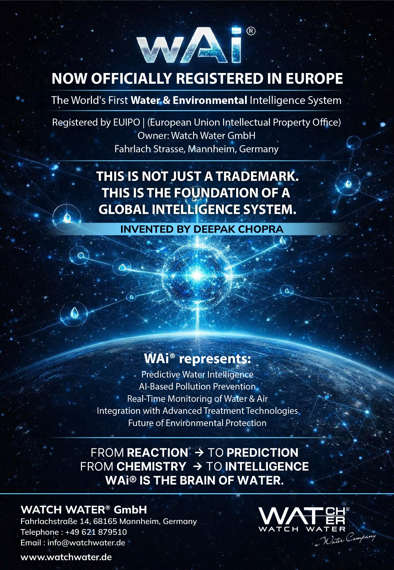 WAI — Registered in Europe