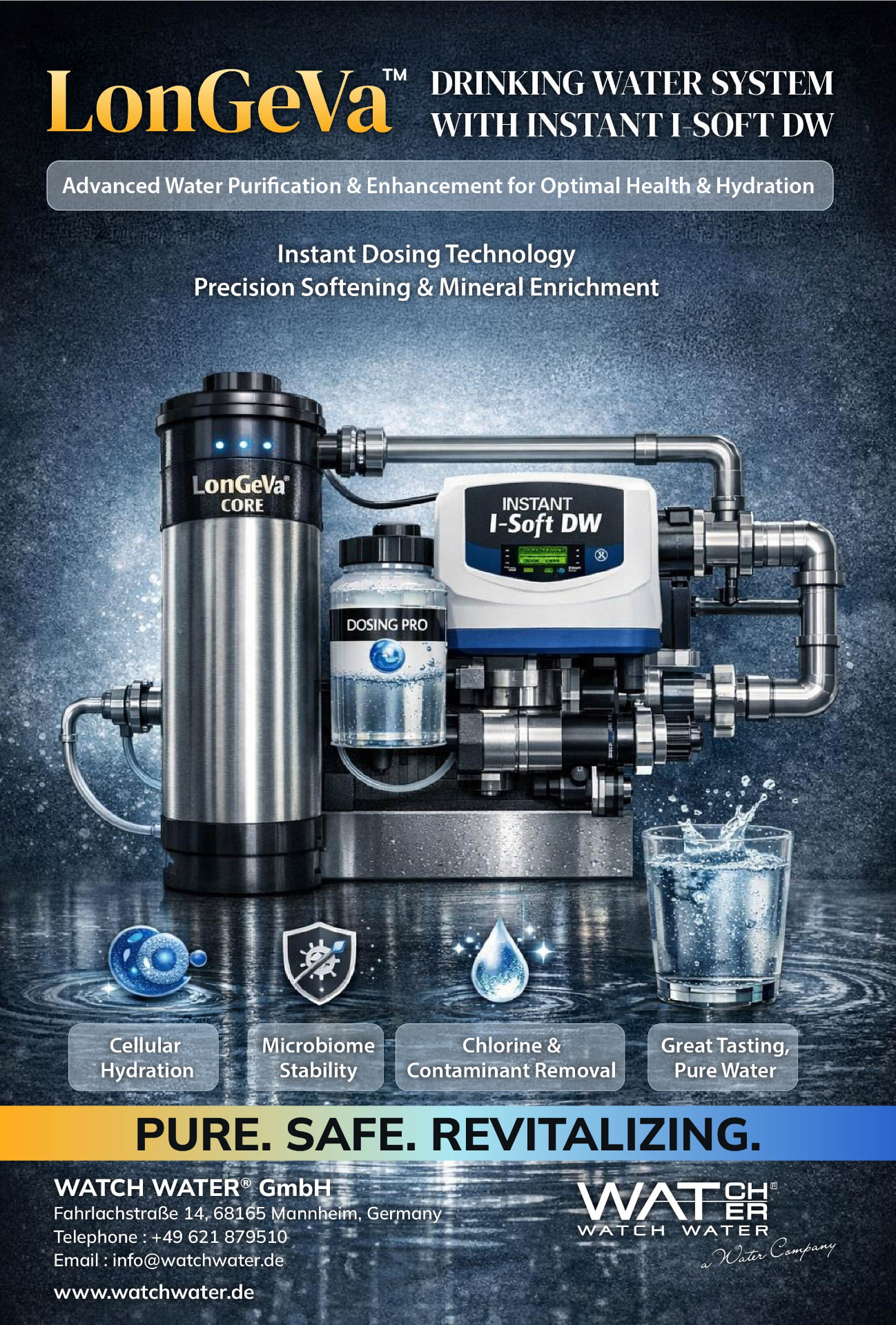 LonGeVa Drinking Water System with Instant I-Soft DW
