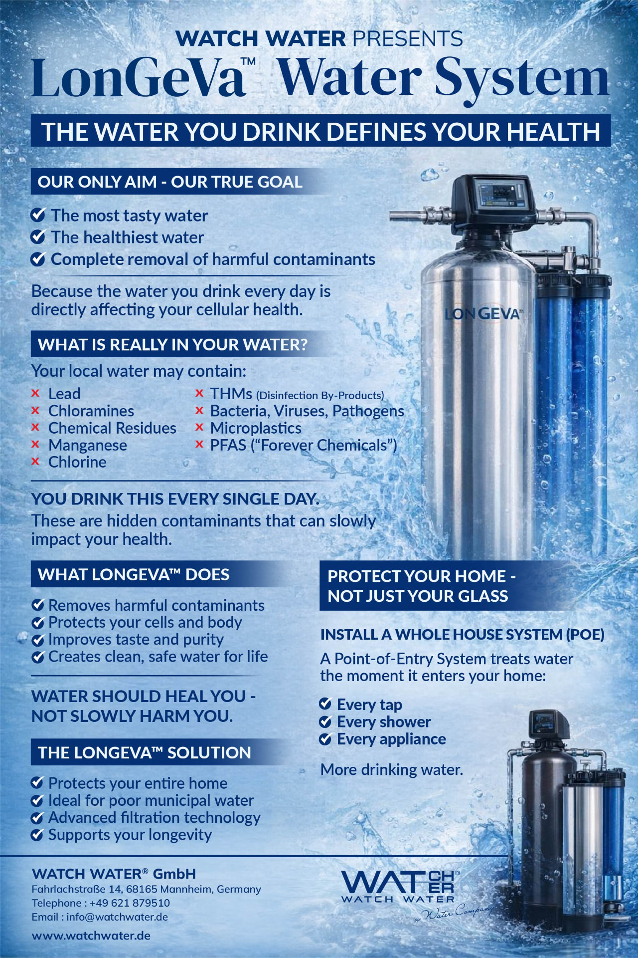 LonGeVa Whole-House Water System