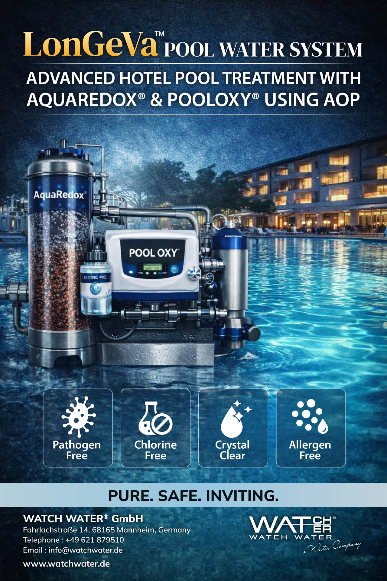 LonGeVa Hotel Pool Water System