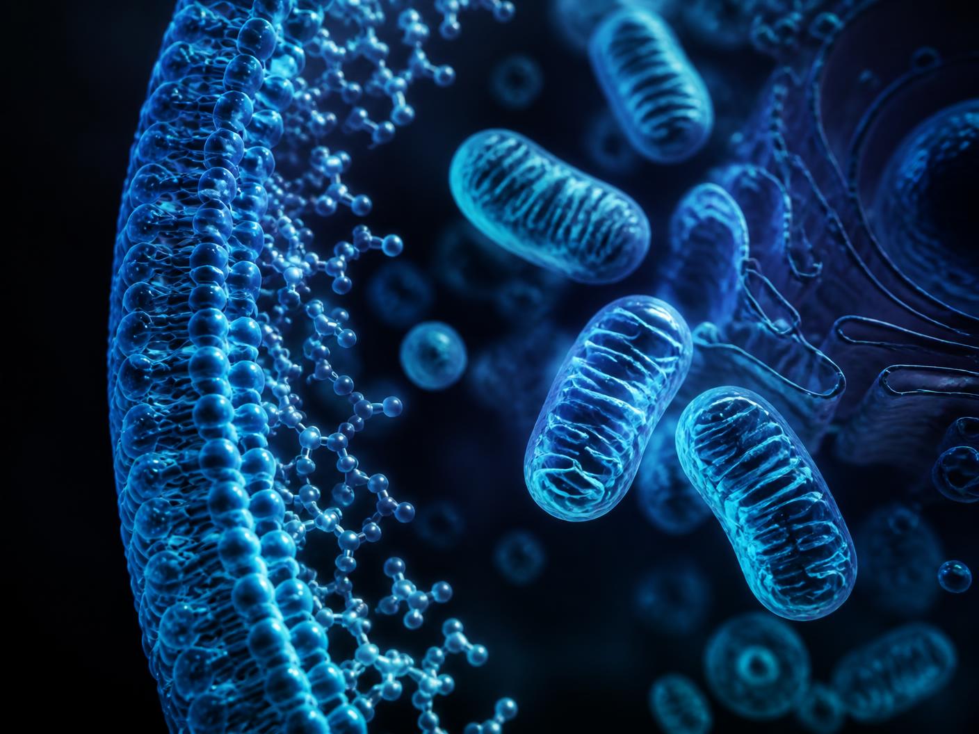 Water moving across a cell membrane during cellular hydration